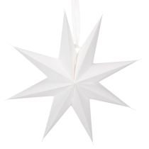 Artikel Hangende LED-ster met timer, warm wit, voor buiten, 38 cm