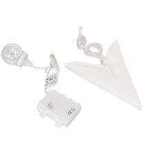 Artikel Hangende LED-ster met timer, warm wit, voor buiten, 38 cm