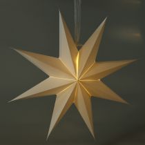 Artikel Hangende LED-ster met timer, warm wit, voor buiten, 38 cm