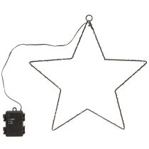Artikel LED ster om op te hangen metaal 110L warm wit binnen Ø35cm