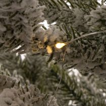 Artikel Kunstkerstboom met sneeuw in een jutezak, 40 ledlampjes, voor binnengebruik, 85 cm