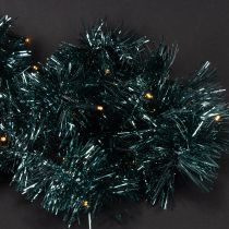 Artikel Kerstslinger van lametta met 60 ledlampjes en timer, voor buiten, 3 meter