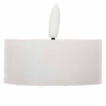 Artikel LED XL theelichtje, wit, echte was, met timer, warm wit, 6 cm, 2 stuks