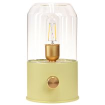 Artikel LED tafellamp retro tafellamp warm wit groen H19,5cm