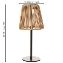 Artikel LED-tafellamp, milieuvriendelijk, op zonne-energie, voor decoratieve buitenverlichting, 31 cm
