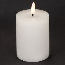 Artikel LED-zuilkaars, flikkerend, met timer, Ø7cm, 12cm