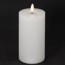 Artikel LED-zuilkaars, flikkerend, met timer, Ø7cm, 16cm