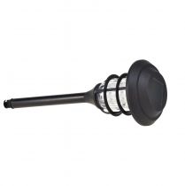 Artikel LED Zaklamp Solar Tuinfakkel Zwart Warm Wit H42cm