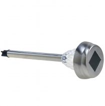Artikel LED-tuinverlichting op zonne-energie met timer, warm wit, 35 cm hoog, 4 stuks