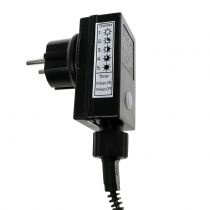Artikel LED-lichtsnoer, 144 stuks, zwart, warm wit, voor buitengebruik, 1,2 m