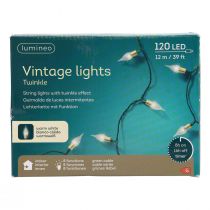 Artikel LED-lichtketting Timer Twinkle Kerstverlichting 12m