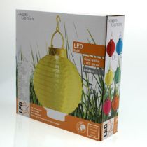 Artikel Lampion LED met solar 20cm roze