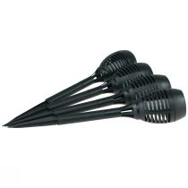 Artikel LED-fakkels op zonne-energie tuinvlameffect balkon H38cm 4 st