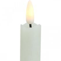 LED kaarsvet kaarsen creme voor batterij Ø2cm 24cm 2st