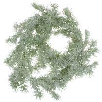 Lariks slinger met glitter en sneeuw 160cm