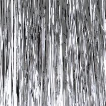 Artikel Kerstversiering met zilveren glitters, feestdecoratie, 50×40cm, 2 stuks