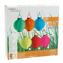 Artikel Lantaarn LED met solar 20cm blauw