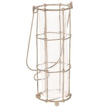 Artikel Tuinlantaarn, metalen windlicht Ø8,5 cm H23/18,5/14,5 cm 3-delige set