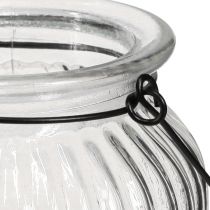 Artikel Lantaarn glazen lantaarn voor ophanghandvat H18cm 2st