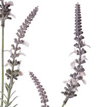 Artikel Lavendel decoratie met bloemen kunstbloem op lange steel 82cm 3st