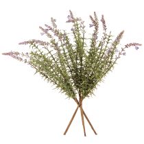 Artikel Lavendel kunstkruiden op een stengel met 7 takken 40cm 3st
