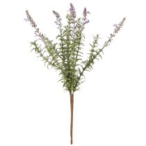 Artikel Lavendel kunstkruiden op een stengel met 7 takken 40cm 3st