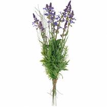 Artikel Kunstmatig lavendelboeket, decoratieve paarse lavendel, zijden bloemen