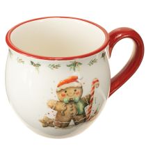Artikel Peperkoekman mok keramiek kerstmok H9,5cm