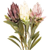 Artikel Protea kunstbloem Leucadendron 100cm 3 stuks