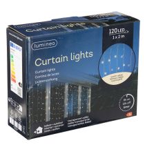 Artikel Lichtgordijn 120 LED lichtketting warm wit 100×180cm