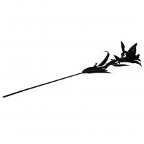 Artikel Kunstbloem lelie zwart 84cm