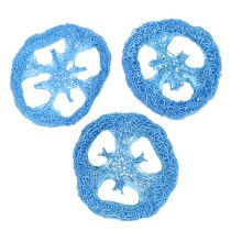 Luffa schijfjes hemelsblauw 25 stuks