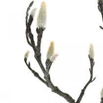 Lente Magnolia Tak Knop Kunsttak Bruin Wit L100cm