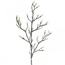 Lente Magnolia Tak Knop Kunsttak Bruin Wit L100cm
