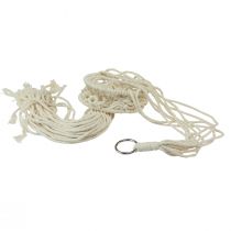 Artikel Macramé Hangende Decoratie Boho Stijl Ø12cm H79cm Crème - Hangende Plantenbak Wanddecoratie