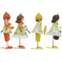 Artikel Klein fruit, zomerdecoratie, figuren citroenen sinaasappels H17/18cm 4st