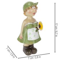 Artikel Decoratieve beeldjes van een boerenpaar, leuke woonkamer- en zomerdecoratie voor binnen, 17 cm, 2 stuks