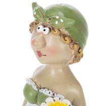 Artikel Decoratieve beeldjes van een boerenpaar, leuke woonkamer- en zomerdecoratie voor binnen, 17 cm, 2 stuks