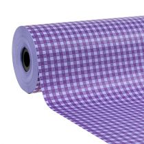 Artikel Manchetten Papier Ruit Paars 25cm 100m