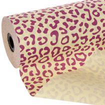 Artikel Manchetpapier, luipaardprint, paars, 25 cm, 100 m