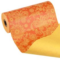 Artikel Manchetpapier Oranje Geel Zomertijd 25cm 100m