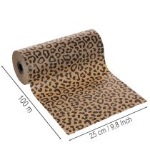 Artikel Manchetpapier, luipaardprint, rol 25 cm 100 m, cadeauverpakking