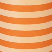 Artikel Cuff-papierrol, oranje gestreept, 25 cm x 100 m