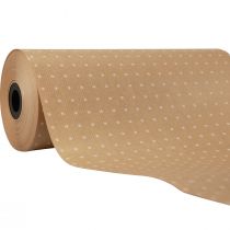 Artikel Manchetpapier vloeipapier natuurlijke stippen 25cm 100m