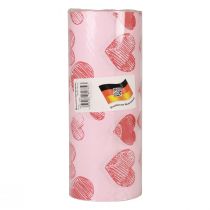 Artikel Cuffpapier vloeipapier roze harten 25cm 100m