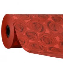 Boordpapier vloeipapier rode rozen 25cm 100m