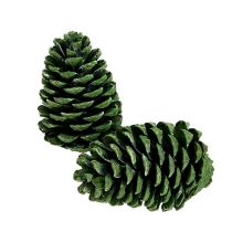 Artikel Maritima kegels 10cm - 16cm groen mat 12 st
