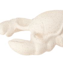 Artikel Maritieme Decoratie Figuur Keramiek Kreeft Wit 17,5×9×3cm