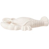 Artikel Maritieme Decoratie Figuur Keramiek Kreeft Wit 17,5×9×3cm