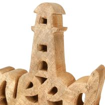 Artikel Maritieme houten decoratie “Ik heb vitamine zee nodig” mangohout 27×33cm
